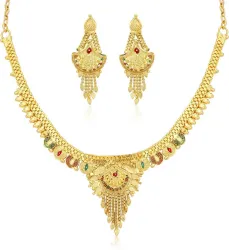 Sukkhi Alloy Gold-plated Gold Jewel Set (Pack of 1)