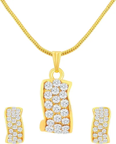 Image of Sukkhi Alloy Gold-plated Gold Jewel Set (Pack of 1)