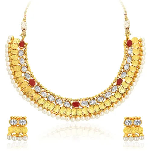 Image of Sukkhi Fashionable Gold Plated Necklace