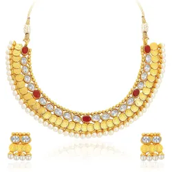 Sukkhi Fashionable Gold Plated Necklace