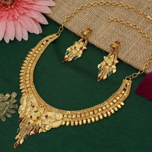 Image of Sukkhi Gold-Plated Alloy Jewelry Set