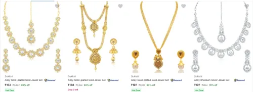 Image of Sukkhi Jewellery Sets Starting @ ₹152