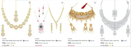 Image of Sukkhi Jewellery Sets starting ₹169 