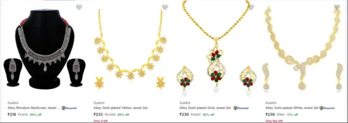 Image of Sukkhi Jewellery Sets Starting @ ₹219