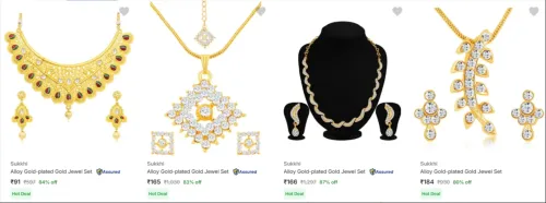 Image of Sukkhi Jewellery Sets starting at ₹91