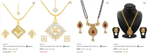 Image of Sukkhi Jewellery Sets upto 92% Discount