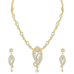 Sukkhi Ritzy Gold Plated Floral Necklace