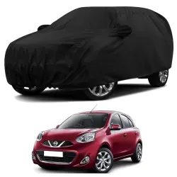 Sulfar 100% Water Resistant Car Body Cover Compatible with Mirror for Nissan Micra