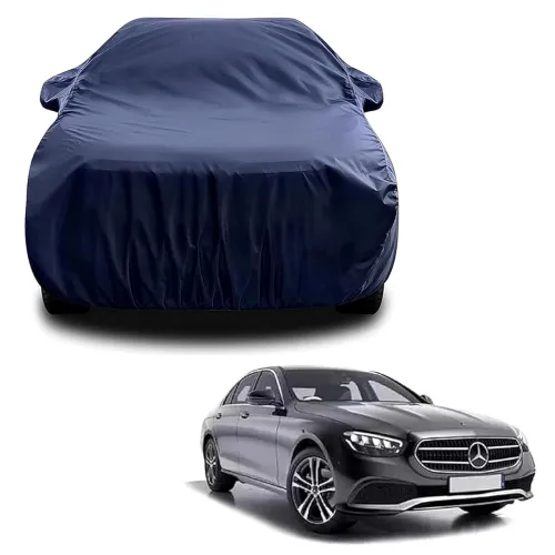 Image of Sulfar 100% Water Resistant Car Body Cover Compatible with Mirror for Mercedes Benz EClass (Triple Stitched, Full Bottom