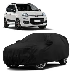 Sulfar 100% Waterproof Car Body Cover for Fiat Panda – Triple-Stitched Dustproof UV
