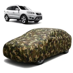 Sulfar 100% Waterproof Car Body Cover Compatible with Mirror for Hyundai Santafe 