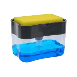 Sulfar 2-in-1 Soap Dispenser with Sponge Holder