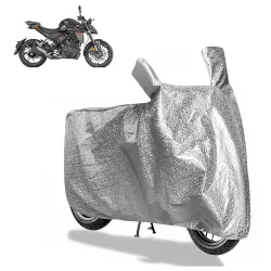 Sulfar Bike Cover for Hero MotoCorp Xtreme 250R (Sports Faired) | Waterproof, Dustproof & UV Protected | All Weather Two Wheeler Cover (Silver) New 2026 Variants