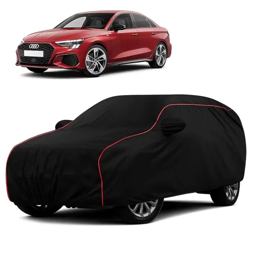 Image of Sulfar 100% Water Resistant Car Body Cover Compatible with Mirror for Audi A3