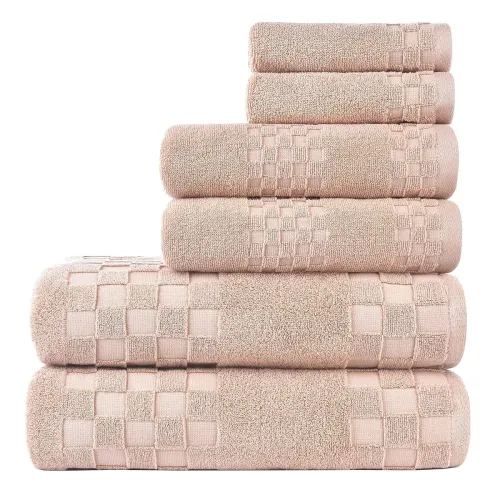 Image of Sulfar 100% Combed Cotton, 6 Pcs Towel Set