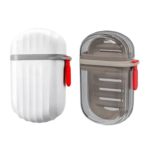 Image of Sulfar Combo Pack of Transparent Soap Case