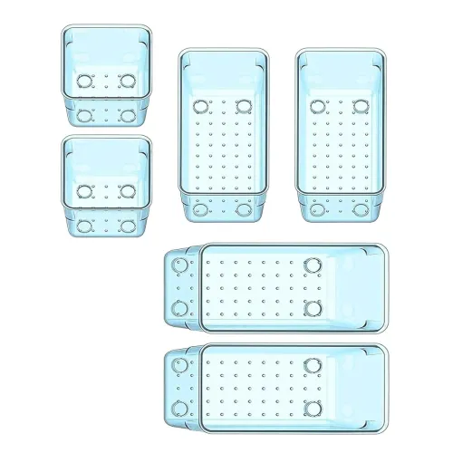 Image of Sulfar Desk Drawer Organizer Trays 6-Piece Set