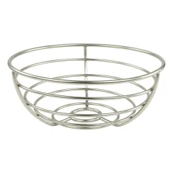 Sulfar Metal Fruit Bowl Centerpiece for Kitchen and Dining Room Counterto