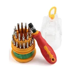 Sulfar Screwdriver Set, Steel 31 in 1 with 30 Screwdriver Bits, Professional Magnetic Driver Set, for PC/Household/Furniture/Tablet/Game Console/Electronic Devices