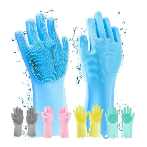 Image of Sulfar Silicone Dishwashing Gloves (1 Pair)