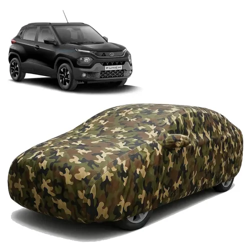 Image of Sulfar Waterproof Car Body Cover Tata Flora Camouflage