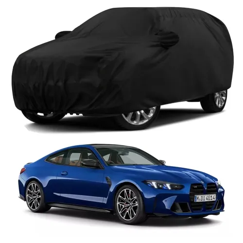 Image of Sulfar 100% Water Resistant Car Body Cover Compatible with Mirror & Antenna Pockets for BMW M4 (Triple Stitched, Full Bo