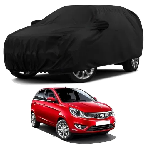 Image of Sulfar 100% Water Resistant Car Body Cover Compatible with Mirror & Antenna Pockets for Tata Bolt (Triple Stitched, Full