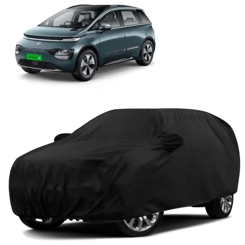 Image of Sulfar 100% Water Resistant Car Body Cover Compatible with Mirror for MG Windsor EV (Triple Stitched, Full Bottom Elasti