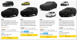 Sulfer 100% water proof Car Cover upto 90% discount