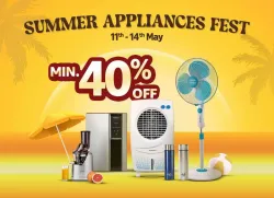 Summer & Appliances Fest Min. 40% Discount