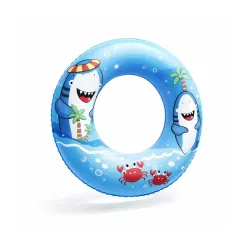 Summer Shark Kids Inflatable Swim Ring