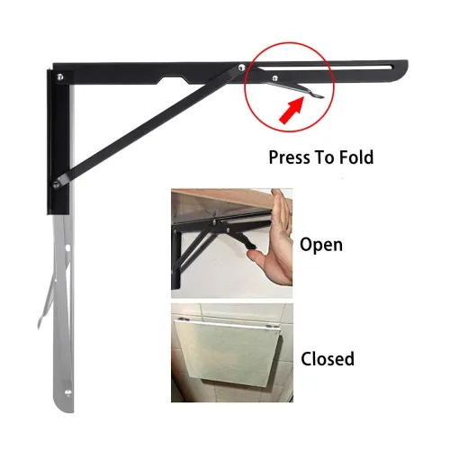 Image of Sumnacon Sturdy Folding Shelf Brackets