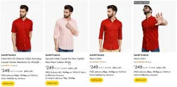 SUMPTUOUS Men Stylish Shirt At Stating ₹249