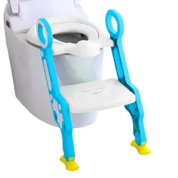 Sunbaby Foldable Potty-Trainer Seat for Toilet Potty Stand 