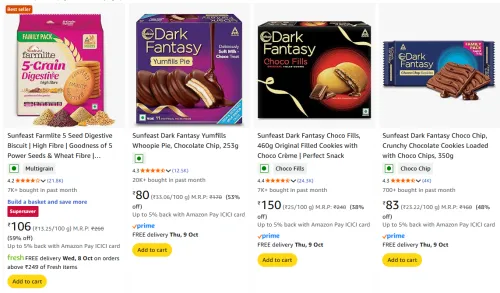 Image of Sunfeast Cookies upto 59% Discount | Starting at ₹80