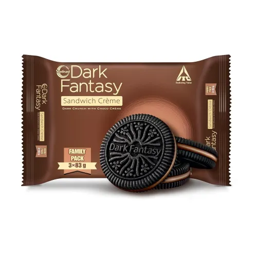 Image of Sunfeast Dark Fantasy Choco Creme Dark Crunch (249g / 277.5g)