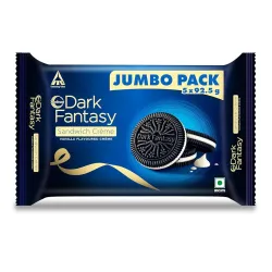 Sunfeast Dark Fantasy Sandwich Crème Biscuit, Vanilla, 462.5 gm
