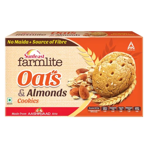 Image of Sunfeast Farmlite Oats & Almonds Cookies 300gm