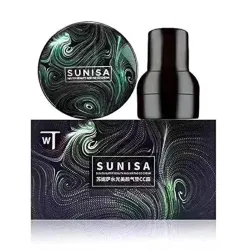 SUNISA BB And CC Cream Foundation With Mushroom Head Air Cushion 20G And Blush Brush For Makeup, Foundation Blusher Brush For Blending Liquid, Compact Powder Brush (Pack of 1), All, Full