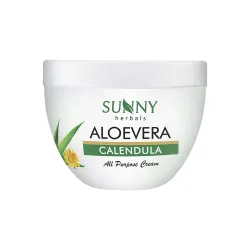 Sunny Herbals Aloe Calendula Face Cream – 250g