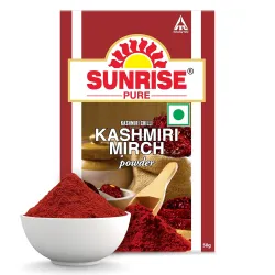 Sunrise Pure Kashmiri Mirch Spice Powder Pouch, 50 gram