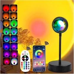 Sunset Lamp Projector Led Lights with Remote for Aesthetic Room Decor