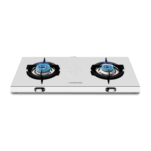Image of Sunshine Falcon 2 Burner Stainless Steel Gas Stove