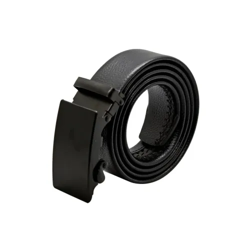 Image of Sunshopping Men's PU Leather Black Autolock Grip Belt