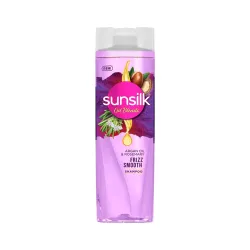 Sunsilk Argan Oil & Rosemary Frizz Smooth Oil Blends Shampoo | for Frizzy Hair