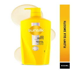  Sunsilk Flowy Silk Smooth Shampoo - 650 ml