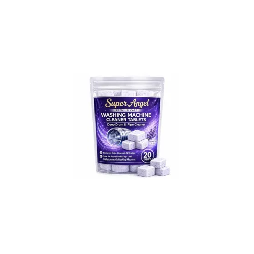 Image of Super Angel Lavender-scented 20 Pcs Washing Machine Deep Cleaner