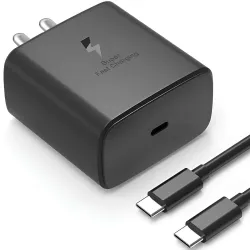 45W GaN Type- C Super Fast Charger Compatible with Samsung Galaxy 