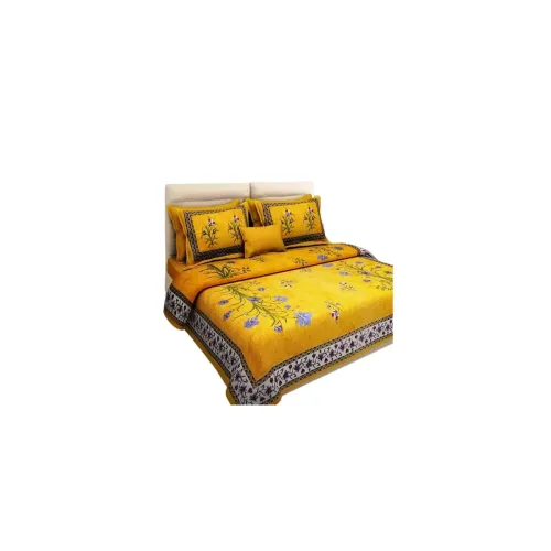 Image of Super Soft Cotton Printed Bedsheet Set 