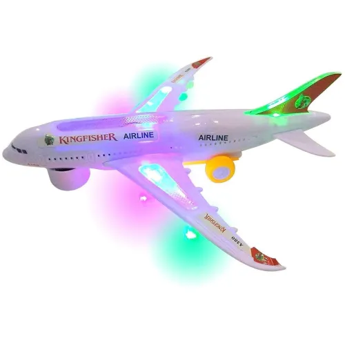 Image of SUPER TOY Bump & Go Airplane for Kids